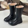 Botas Longas Infantis Koji Outono 2024 Botas de Caminhada Infantis Desfile de Moda Botas Altas de Princesa para Meninas Botas de Bebê
