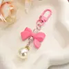 Colgante Macaron de Lazo de Moda Llavero para Teléfono de Corbata de Moño Accesorio para Bolsa de Auriculares Equipaje Ropa Regalo para Estudiante