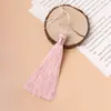 12cm Saco de Seda Artificial com Borla Curta Pingente Estilo Antigo Acessório de Cabelo Hanfu Brinco Acessório de Borla Pequena DIY