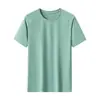 2026 Novo Estilo Seda de Gelo Fresca Respirável Secagem Rápida Camiseta de Manga Curta Masculina Verão Fitness Esportes Top de Meia Manga 6802