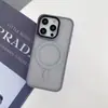 Para Apple 15 Capa de Celular iPhone16ProMax Resistente a Quedas Magsafe Capa Magnética 13pro Carregamento Sem Fio