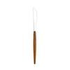 Ins Internet Celebrity Golden Portuguese Tableware 430 Conjunto de faca, garfo e colher de aço inoxidável Imitação de madeira Comida ocidental Bife Faca, garfo e colher