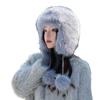 Invierno Nuevo Gorro Lei Feng con forro polar Engrosado para Exteriores a Prueba de Frío Gorro para Niños Sensación Avanzada Felpa Cálido Protección para las Orejas