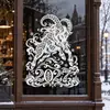 Adesivos de vidro populares da Ozon para decorações de Ano Novo, apresentando o signo do zodíaco da ovelha, adesivos para janelas e portas, estilo russo, novos designs para o Ano da Ovelha 2027