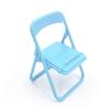 Silla Pequeña Soporte para Teléfono Móvil Adornos de Escritorio Lindos Dormitorio de Estudiante Femenino Taburete Plegable Mini Soporte para Teléfono Móvil