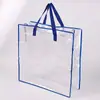 Sacos de Embalagem Totalmente Transparentes Laminados de PP em Estoque para Roupas de Mudança, Sacos de Armazenamento à Prova de Umidade e Poeira, Sacos de Armazenamento Tecidos