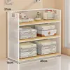 Estante de mesa, multi-nível, para organizar livros por assunto, mesa de estudante, armário de armazenamento de livros, organizador de arquivos