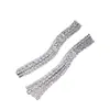 Pendientes de Cadena con Borla y Diamantes Completos con Garras, Moda Europea y Americana Exagerados Pendientes de Borla con Pedrería, Accesorios Únicos para Orejas