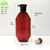 Botella de Loción Creativa Poligonal de 500 ml, Juego de Botellas Reutilizables de Champú y Gel de Ducha con Forma de Diamante de 300 ml