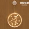 Nuevas luces decorativas LED navideñas transfronterizas, luces decorativas pequeñas para salas navideñas, luces de modelado para diseño de patio y ventana.