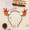 Nuevos accesorios para el cabello de Navidad diadema Mori diadema de alce pasador diadema de Navidad regalo tocado de astas rojas