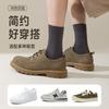 Calcetines para Hombre Otoño e Invierno Calcetines de Media Caña Primavera y Otoño Calcetines de Algodón de Color Puro Simples y Versátiles Calcetines Anti-Pilling Calcetines Casuales para Hombre
