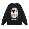 Suministro Transfronterizo Comercio Exterior Al por Mayor Marca de Moda Cabeza de Simio Sudadera con Cuello Redondo Otoño e Invierno Tiburón Top Chaqueta 15