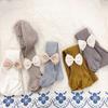WLK519 pantimedias para niños al por mayor, pantimedias de primavera y otoño de color sólido para bebés, pantimedias de algodón con lazo de encaje para niñas