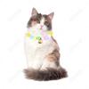 Pet Natal Bell Collar Cat Dog Fur Ball Collar Pet Jóias Colorful Fur Ball Collar Pet Jóias
