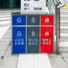 Lixeira de Classificação para Uso Externo em Aço Inoxidável Caixa de Cascas Fabricante Fornecimento Direto no Local Lixeira para Aeroporto Estação Venda por Atacado