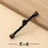Botones planos hechos a mano con forma de cola de golondrina, estilo chino tradicional Hanfu, ropa de las dinastías Ming y Song, botones decorativos retro