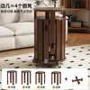 Taburete de Madera Maciza Combinación Apilable Taburete Redondo Hogar Sala de Estar Mesa de Comedor Taburete Almacenamiento Reserva Banco Apilable Taburete de Madera