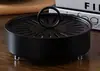 Suporte para Espiral de Mosquito Rack para Espiral de Mosquito Queimador de Incenso à Prova de Fogo Doméstico Interno Externo Queimador Grande de Espiral de Mosquito Suporte Bandeja para Espiral de Mosquito com Tampa