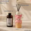 Lindo Dibujo Animado My Melody Botella Ambientador para Coche Difusor de Aceite Esencial Pinza para Ventilación Decoración de Fragancia Difusor