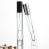 Botella de Vidrio Personalizada de 10 ml Estilizada con Spray Alto Botella Rectangular para Perfume Boquilla de Presión Botella de Relleno para Cosméticos