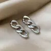Brincos de Pérola Coreanos de Alta Qualidade 2026, Agulha de Prata Estilo Vintage Chanel Diamante Colorido Estrela de Oito Pontas Brincos de Tarraxa Atacado