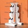 Suporte para halteres comerciais engrossado e reforçado 3 pares 5 pares 7 pares de equipamentos domésticos de ginástica rack de halteres de aço engrossado atacado