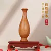 Gran Jarrón Tallado de Palo de Rosa con Frutas Adornos Estilo Retro Francés Sala de Estar Dormitorio Gabinete Lateral Mesa de Noche Mesa de Café Decoración de Arreglo Floral