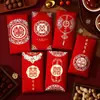 Envelope de Presente de Casamento para Troca de Nome, Presente de Retorno de Casamento de Mil Yuan, Pequeno Envelope Vermelho com o Caractere "Felicidade Dupla" para Bloquear a Porta, Mini Pacote Vermelho Criativo