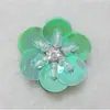 Bolsa decoración parche diy ropa zapatos sombreros lentejuelas hechas a mano accesorios para el cabello suministros de costura accesorios flor