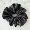 2025 Nuevo Tejido Imitación Seda Anillo para el Pelo Intestino Grueso Tocado para el Cabello de Mujer Goma para el Pelo Anillo de Pelo de Moda Satín de Alta Calidad