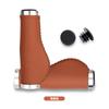 Bicicleta Cowhide Handle Cover Mountain Bike Retro Lock Handle Cover Non-Slip Pu Couro Mão costurado Bicicleta Non-Slip Cover