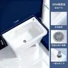 Fregadero de Cerámica para Fregar Suelos del Hogar, Fregadero para Fregar Suelos de Balcón, Cubeta para Fregar Suelos, Lavabo para Baño, Lavabo Pequeño Grande para Exteriores