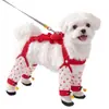 Pantalones a Prueba de Polvo con Lazo Dulce para Mascotas con Correa para Perros Pequeños y Medianos de Cuatro Patas de Cobertura Total, Ropa para Perros para Uso en Exteriores para Prevenir la Suciedad