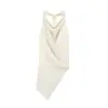 Atacado Fábrica de Roupas Femininas Transfronteiriça 2026 Estilo Quente Moda Versátil Costas Nuas Seda Gola Halter Conjunto de Calça Longa