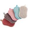 Paño de Cocina Doméstico para Lavar Platos, Bloque de Limpieza No Grasoso, Borrador Mágico para Ollas y Platos, Borrador de Esponja de Doble Cara, Modelo de Gancho al por Mayor