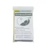 Manta de emergencia portátil para exteriores, manta térmica de emergencia desechable para maratón, manta de supervivencia para acampar, al por mayor en stock del fabricante