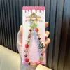 Chaveiro de Veludo Papai Noel com Laço Capa de Celular Chaveiro de Rena Pingente de Bolsa Pequeno Presente Venda por Atacado