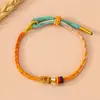 Pulseira de Nó Wenchang, Corda Colorida, Pulseira de Corda Vermelha Tecida à Mão para Homens e Mulheres, Presente para Estudantes, Pulseira do Festival do Barco-Dragão Atacado