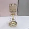 Candelabro de Hierro Electrochapado Estilo Europeo Transfronterizo Accesorios de Diseño de Escritorio para Fiesta de Boda Adornos para Cena Romántica a la Luz de las Velas en Casa