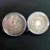 Artesanía antigua material de hierro en caja Constelación europea y americana 12 dólar de plata