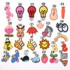 Nuevo Lindo Mini Pequeño Sticker de Tela Fresa Cereza Estrella Pequeña Abejas Ballena Bordado Bolsa Zapatos Ropa Decoración DIY