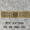 Filtro de drenaje de lámina de cobre, accesorios de aleación, drenaje, bandeja redonda grande para té, lámina de cobre rectangular, juego de té Kung Fu
