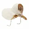 Chapéu de Pescador Vazio de Verão Estampado para Mulheres Versátil Anti-ultravioleta Estilo Versátil Moda Feminina Chapéu de Sol Protetor Solar
