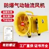 Ventilador Neumático Antideflagrante BTF-II-30/40/50/60/70 con Bastidor Ventilador Axial Portátil Móvil de Mano