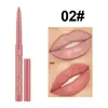 Lápiz labial delineador de labios transfronterizo femenino mate gancho lápiz de labios mate cameo Marrón rosa giratorio individual lindo lápiz de labial