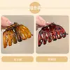 Pinza para el pelo grande de Carey con forma de Calabaza para Mujer, Nueva Pinza de Garra de Alto Nivel para Verano, Accesorio para el pelo tipo Pinza de Tiburón