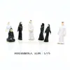 Artesanía árabe multiescala Color blanco modelo de mesa de arena color de piel personas modelo de mesa de arena