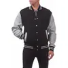 Chaqueta de Béisbol Europea de Talla Europea Transfronteriza Amazon para Hombre Cárdigan Deportivo Casual Sudadera con Botones de Terciopelo Plus para Hombre
