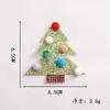 Nova Árvore de Natal Strass Hotfix Adesivo Dupla Face Strass Capa de Celular Patch Acessórios de Bola de Pelo Acessórios Hotfix DIY